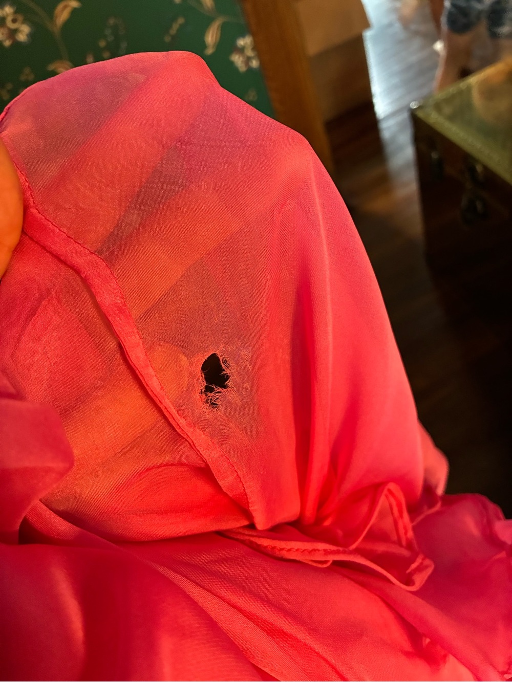 Strapless Sweetheart Chiffon Evening Dress in Hot Pink Sherri Hill (read!) - Picture 8 of 8